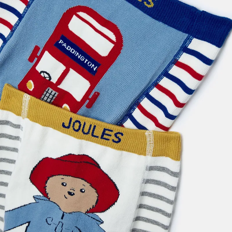 Joules Paddington Lively 2 Pack Knitted Leggings - Paddington-2